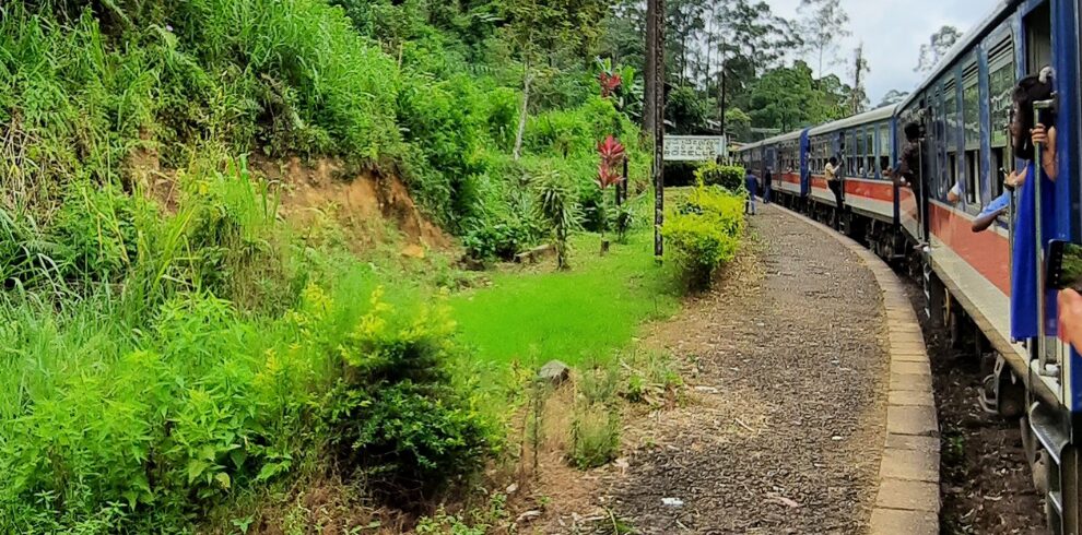 Sri Lanka met de trein
