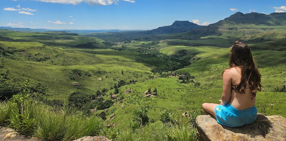 Zuid Afrika Drakensbergen hike met geweldig uitzicht